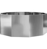 VidaXL Plantenbak Zilver 90 x 90 x 35 cm Gegalvaniseerd staal