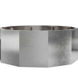 VidaXL Plantenbak Zilver 90 x 90 x 35 cm Roestvrij staal