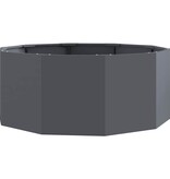 VidaXL Plantenbak Antraciet 90 x 90 x 35 cm Staal