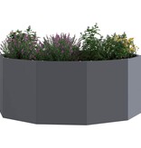 VidaXL Plantenbak Antraciet 90 x 90 x 35 cm Staal