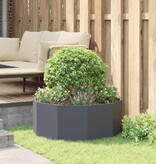 VidaXL Plantenbak Antraciet 90 x 90 x 35 cm Staal