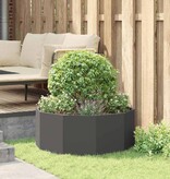 VidaXL Plantenbak Zwart 90 x 90 x 35 cm Staal