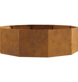 VidaXL Plantenbak Roestig 120 x 120 x 35 cm Cortenstaal