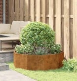 VidaXL Plantenbak Roestig 120 x 120 x 35 cm Cortenstaal