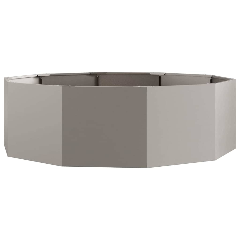 VidaXL Plantenbak Roestig 120 x 120 x 35 cm Cortenstaal