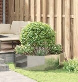 VidaXL Plantenbak Zilver 120 x 120 x 35 cm Gegalvaniseerd staal