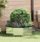 VidaXL Plantenbak Zilver 120 x 120 x 35 cm Roestvrij staal