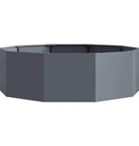 VidaXL Plantenbak Antraciet 120 x 120 x 35 cm Staal