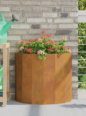 VidaXL Plantenbak Roestig 60 x 30 x 50 cm Cortenstaal