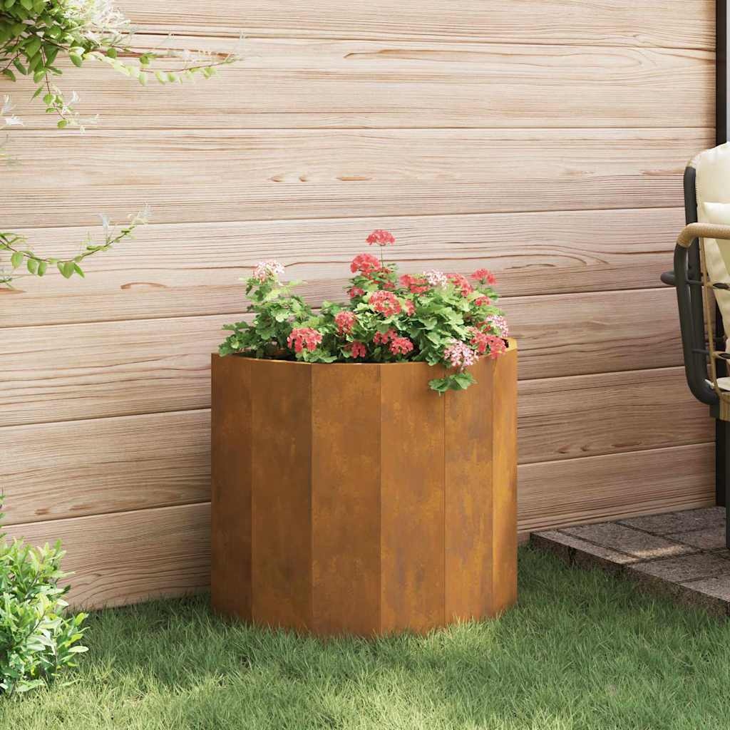 VidaXL Plantenbak Roestig 60 x 30 x 50 cm Cortenstaal