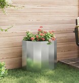 VidaXL Plantenbak Zilver 60 x 30 x 50 cm Gegalvaniseerd staal