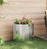 VidaXL Plantenbak Zilver 60 x 30 x 50 cm Roestvrij staal