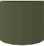 VidaXL Plantenbak Olijf Groen 60 x 30 x 50 cm Staal