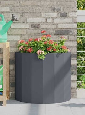 VidaXL Plantenbak Antraciet 60 x 30 x 50 cm Staal