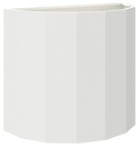 VidaXL Plantenbak Wit 60 x 30 x 50 cm Staal