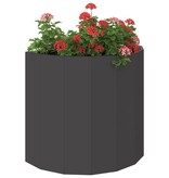 VidaXL Plantenbak Zwart 60 x 30 x 50 cm Staal