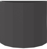 VidaXL Plantenbak Zwart 60 x 30 x 50 cm Staal