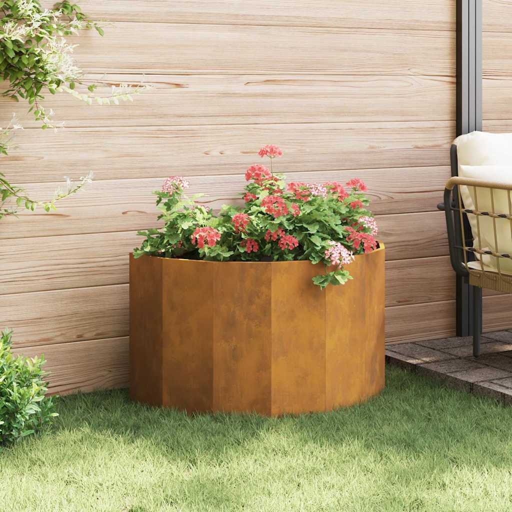 VidaXL Plantenbak Roestig 90 x 45 x 50 cm Cortenstaal