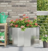 VidaXL Plantenbak Zilver 90 x 45 x 50 cm Gegalvaniseerd staal