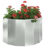 VidaXL Plantenbak Zilver 90 x 45 x 50 cm Gegalvaniseerd staal