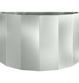 VidaXL Plantenbak Zilver 90 x 45 x 50 cm Gegalvaniseerd staal