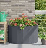 VidaXL Plantenbak Antraciet 90 x 45 x 50 cm Staal