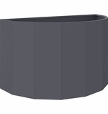 VidaXL Plantenbak Antraciet 90 x 45 x 50 cm Staal