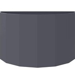 VidaXL Plantenbak Antraciet 90 x 45 x 50 cm Staal