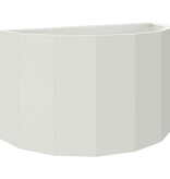 VidaXL Plantenbak Wit 90 x 45 x 50 cm Staal