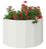 VidaXL Plantenbak Wit 90 x 45 x 50 cm Staal