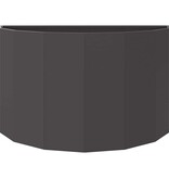 VidaXL Plantenbak Zwart 90 x 45 x 50 cm Staal