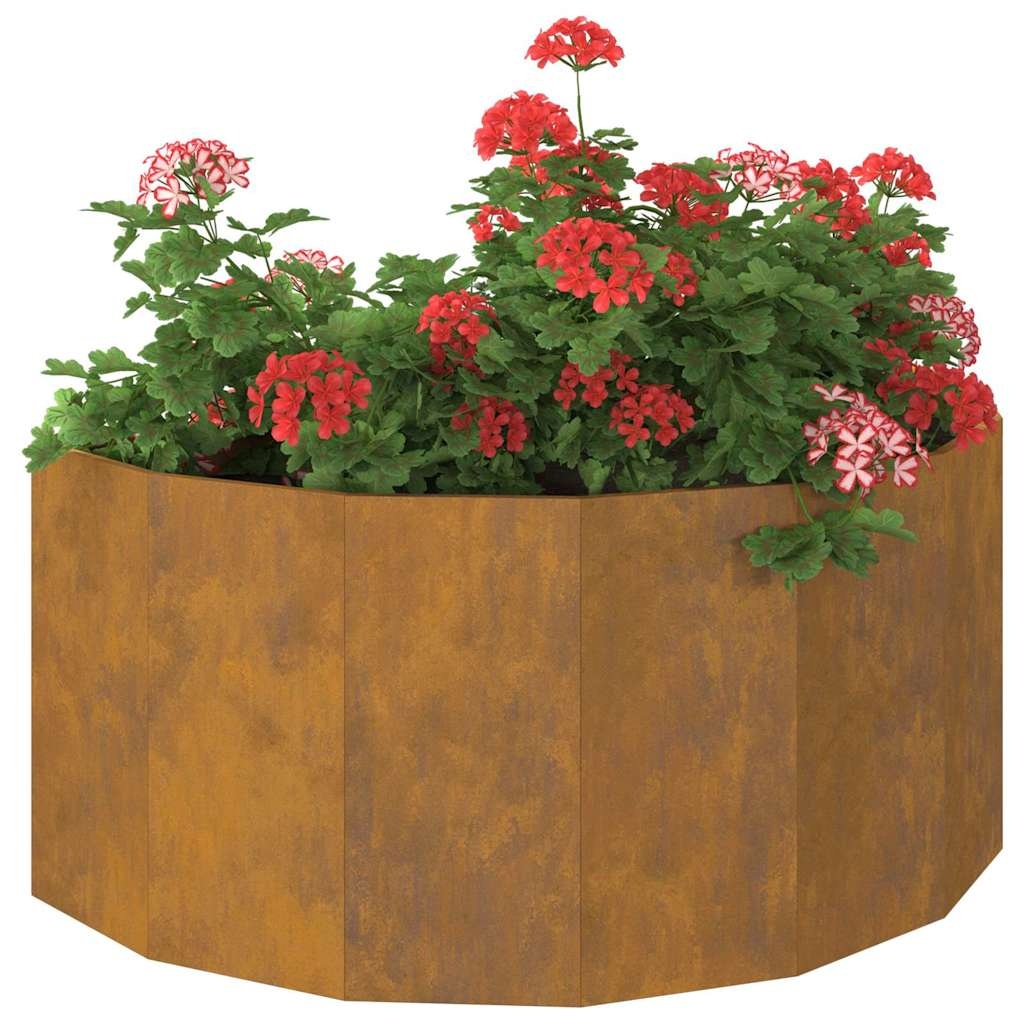 VidaXL Plantenbak Roestig 120 x 60 x 50 cm Cortenstaal