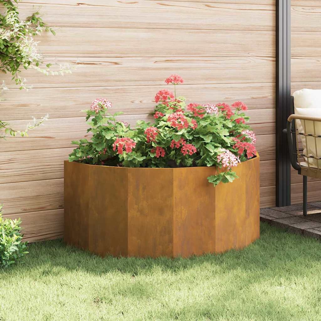 VidaXL Plantenbak Roestig 120 x 60 x 50 cm Cortenstaal