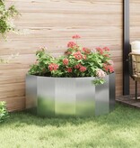 VidaXL Plantenbak Zilver 120 x 60 x 50 cm Gegalvaniseerd staal