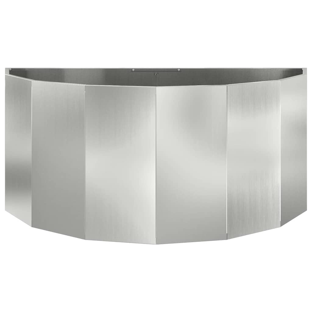 VidaXL Plantenbak Zilver 120 x 60 x 50 cm Gegalvaniseerd staal