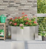 VidaXL Plantenbak Zilver 120 x 60 x 50 cm Roestvrij staal