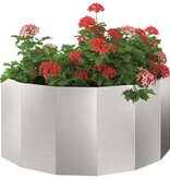 VidaXL Plantenbak Zilver 120 x 60 x 50 cm Roestvrij staal