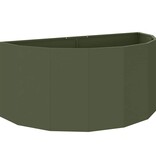 VidaXL Plantenbak Olijf Groen 120 x 60 x 50 cm Staal
