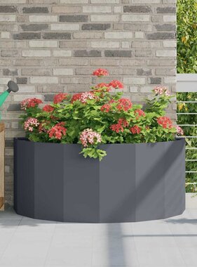 VidaXL Plantenbak Antraciet 120 x 60 x 50 cm Staal