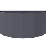 VidaXL Plantenbak Antraciet 120 x 60 x 50 cm Staal