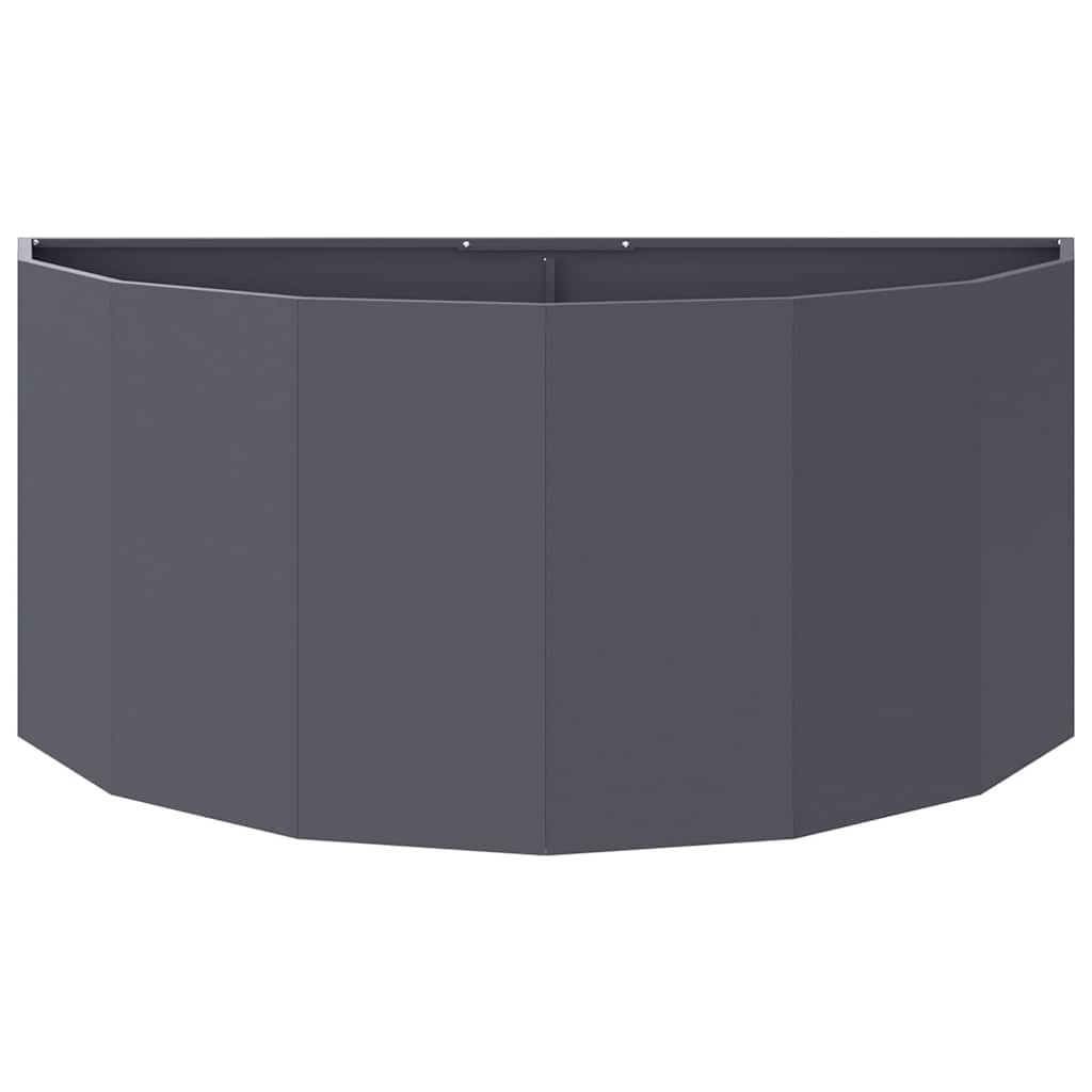 VidaXL Plantenbak Antraciet 120 x 60 x 50 cm Staal