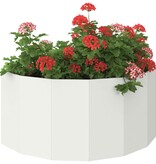 VidaXL Plantenbak Wit 120 x 60 x 50 cm Staal