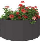 VidaXL Plantenbak Zwart 120 x 60 x 50 cm Staal