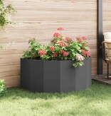 VidaXL Plantenbak Zwart 120 x 60 x 50 cm Staal