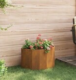 VidaXL Plantenbak Roestig 60 x 30 x 35 cm Cortenstaal