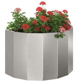 VidaXL Plantenbak Zilver 60 x 30 x 35 cm Roestvrij staal