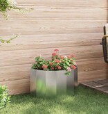 VidaXL Plantenbak Zilver 60 x 30 x 35 cm Roestvrij staal