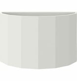 VidaXL Plantenbak Wit 60 x 30 x 35 cm Staal