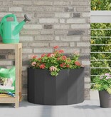 VidaXL Plantenbak Zwart 60 x 30 x 35 cm Staal