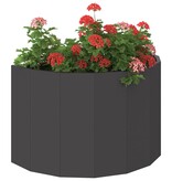 VidaXL Plantenbak Zwart 60 x 30 x 35 cm Staal